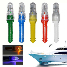 (Blue)Marine Flares for Boats, Waterproof Emergency Signals with LED Light Control, Portable Fishing Light for Boating and Fishing