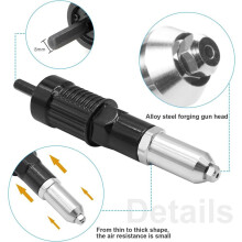 Electric rivet gun pull riveting core pull conversion head grab pull rivet pu