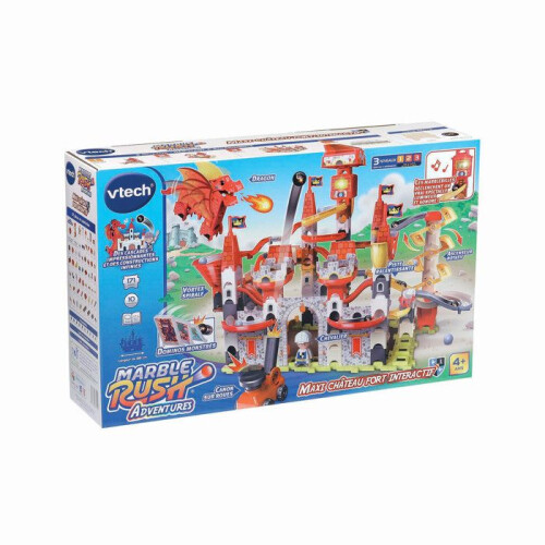VTech VTech Marble Rush Abenteuer Maxi Interaktives Schloss, Murmelbahn 1