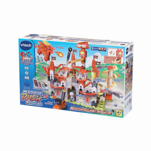 VTech VTech Marble Rush Abenteuer Maxi Interaktives Schloss, Murmelbahn 2