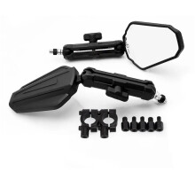 Rearview Mirror for Tenere 700 Motorcycle Foldable Adventure/ADV Style Aluminum Alloy, Compatible XT660Z XT1200 Tracer 9 GT