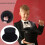 Wizard Magic Hat Foldable Cylinder Black Cylinder Feather Hat Wizard Cylinder Wizard Hat with Secret Compartment Magic Props Demonstration Accessories 2