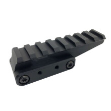 Tactical 558 556 Scope Sight Riser Mount Base Picatinny Rail Mount Black Aluminum For Red Dot Sights