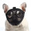 French Bulldog Breathable Mesh Muzzle for Short Snout Dogs, Adjustable Soft Dog Muzzle to Prevent Biting 1