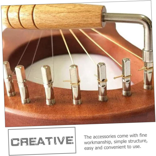 Harp Lyre String Nails Kit Replacement Tuning Pegs Lyre Harp Accessories Easy Install Strong Stability 1