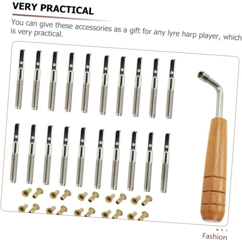 Harp Lyre String Nails Kit Replacement Tuning Pegs Lyre Harp Accessories Easy Install Strong Stability 2
