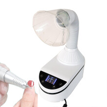 230W Professional Nail Dust Collector with LED Light, 360 Rotating Hose, Low Noise Touch Control for Salon and Home Use