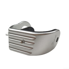 Folding Bike Front Fork Buckle Clip For Brompton, Silver Metal Finish, Brompton Compatible Front Fork Accessory