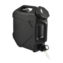 10L Camping Water Container With Spigot PE Water Tank Portable Jerry Can For RV Camping Black