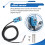 Inductive Proximity Sensor SN04-N Normally Open Detection Approach  NPN NO with TL PL SN Bracket (4 Pack) 6