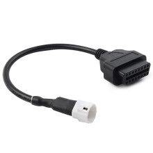 OBD2 3P Diagnostic Tool Connector Adapter Cable Code Reader Scanner for Yamaha YZFR125 MT125