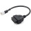 OBD2 3P Diagnostic Tool Connector Adapter Cable Code Reader Scanner for Yamaha YZFR125 MT125 4