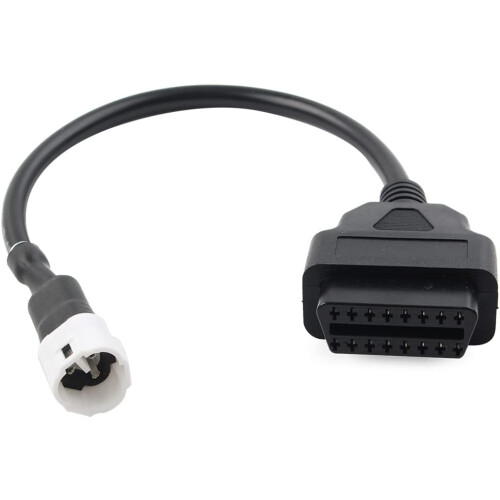 OBD2 3P Diagnostic Tool Connector Adapter Cable Code Reader Scanner for Yamaha YZFR125 MT125 2
