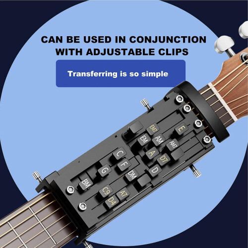 Guitar learning tools, chord trainer, multipurpose presser, userfriendly helper 2