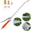 Sprayer Wands Lockable Switch Handle Brass Barb Nozzle 72 Cm Rod M6 M10 Thread Backpack Sprayer Accessory 3