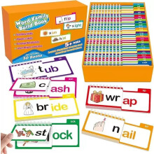 Flownwing Flip Book, Claritydream Flip Books, 30 Read and Rhyme, Word Family Build Book, Word Families Flash Cards