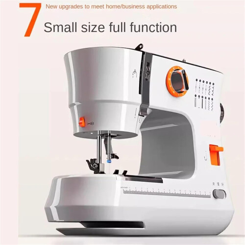 Automatic Overlock Sewing Machine Electric Desktop for Home Thick Fabric Stitching 1