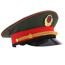 Military Hat Adjustable Military Army Cap Peaked Cap Officer Hat for Sailor Navy Navy Admiral Halloween Cosplay Costume Accessories Green