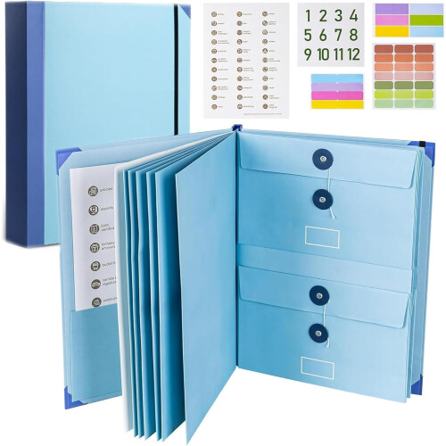 Folio Document Organizer, If I Die Binder  Veleron Life Organizer for Important Papers