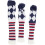Elegant Knitted Golf Club Head Cover with Pattern, Durable Wool Covers 5