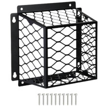 Dryer Outlet Guard WeatherResistant Mesh Wrap With Round Lattice Wall Stop SecureFit Housing Black Outdoor Use