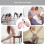 ABS Foam Thigh Masters Toner Workout, Adjustable Pelvic Hip Trainer (Rose) 4