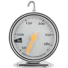 Oven Thermometer Stainless Steel for Oven/AGA/Gas Oven, Kitchen Oven Temperature Meter, Gas Oven Temperature Gauge, Oven Thermostat Replacement