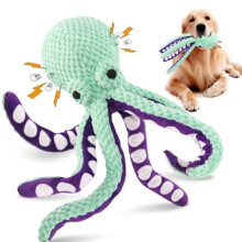Octopus Dog Toy Indestructible Dog Toy For Small Medium And Large Dogs Indoor Outdoor Play Green 1 Piece