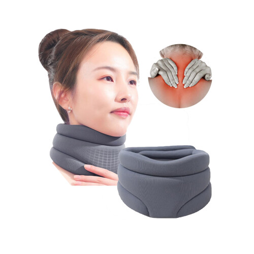 Cervicorrect Neck Support for Sleep Apnea, Neck Pain Relief Grey
