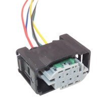 Sensor Plug 1 Set 6 Way Sensor Connector AC Mount Auto Plastic Housing Socket 19676161 29676161 7M0973119 (Female with Wires)