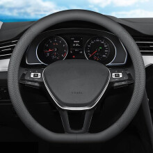 Steering wheel cover for Nissan Qashqai J12 ePower microfiber leather