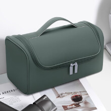 (Green) Hidden Hook Portable Hair Dryer Box Anti Slip Hairdressing Bag Tool Waterproof