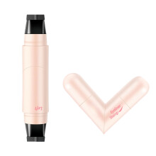Waterproof Eyeliner Stamp for Winged Eyes, Brown Smudge Proof Pen, Long Lasting Gel for Beginners
