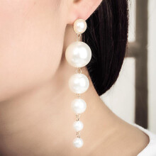 Drop Elegant Pearl Earrings With French Vintage Style For Women Fashion Gift