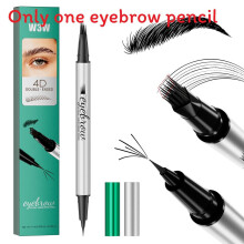 (Black)W3w Refillable Doublesided Eyebrow Pencil With Smudgeproof Ink For Makeup Use