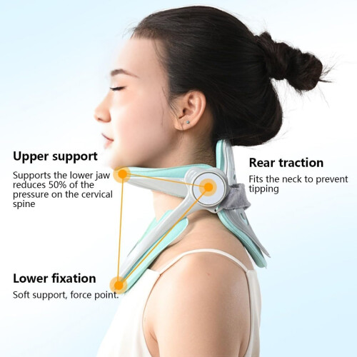 360 Adjustable Neck Support for Posture Correction, Cervical Spine Relief 1