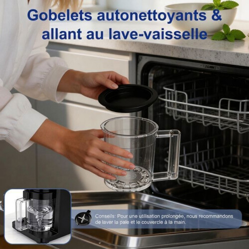 Sorbetière - TEENDOW - KF-2501G1 - 8 programmes - 650 ml - Ultra-silencieuse 45 dB 2