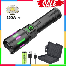 2026 Portable Powerful LED Torch Rechargeable LED Flashlight 990000LM High Lumen