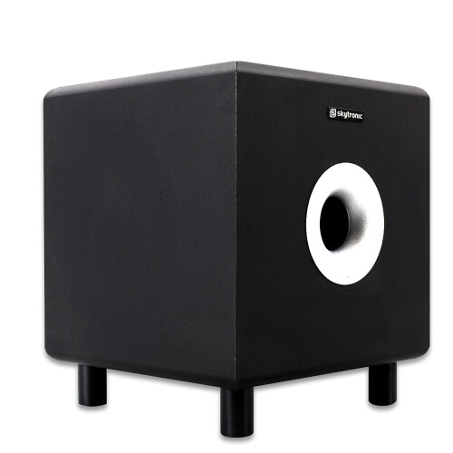 Fenton SHFS10B 10" Black Active Subwoofer 200W for Powerful Bass