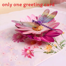 (StyleF)Tarjeta de felicitación 3d Heart Butterfly con sobre para uso de celebración regalos