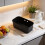 (Black)Kitchen Sink Strainer Basket Multipurpose Corner Garbage Storage Drain Basket 6