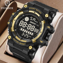 (Blue, pack-5) LIGE New Men's Watches Fashion Luminous Waterproof Silicone Men's Digital Watches