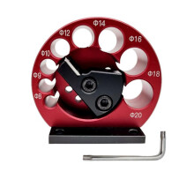 (Multicolore, pack-1) Dowel Jig Kit Square Wood Bar Aluminum Alloy Auxiliary Tool Rotary Round Tenon Gauge Carbide Blade