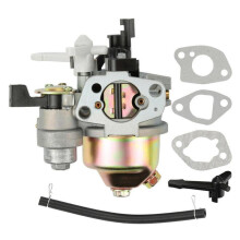 (Argenté) Carburetor for Honda GX160 GX168F GX200 5.5HP 6.5HP Engine with Fuel Line