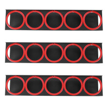 3X Pulvérisation Bouteille Rack de Stockage Matériau Abrasif Suspendu Rail de Voiture Boutique de Beauté Accessoire