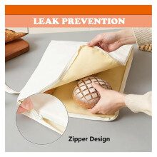 Beeswax Bread Bags, Bag & Freezer Safe Keeper for Freshness, Eco-Friendly Bread Bags Beeswax Lining Sourdough