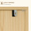Homcom HOMCOM Modern Sideboard, Storage Cabinet, Accent Cupboard for Kitchen, White 7