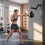 SPORTNOW Wall Mount Speed Bag, Height Adjustable Boxing Speed Bag 8