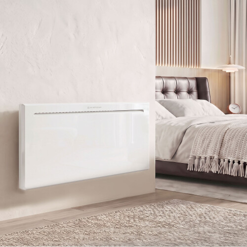 Homcom HOMCOM Smart Electric Panel Heater, 2000W Freestanding Wall Mounted, White