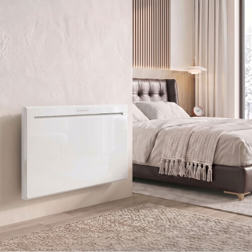 Homcom HOMCOM Smart Electric Panel Heater, 1500W Freestanding Wall Mounted, White